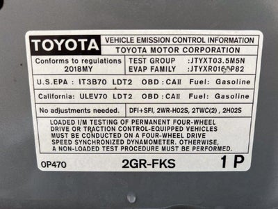 2018 Toyota Tacoma TRD Sport Double Cab 5' Bed V6 4x4 AT (Natl)