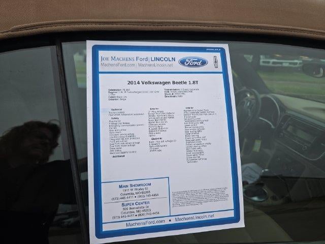 2014 Volkswagen Beetle Convertible 2dr Auto 1.8T PZEV