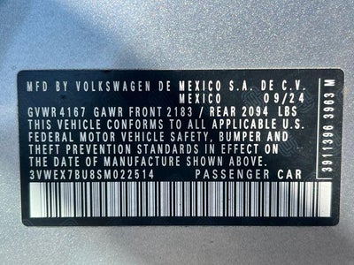 2025 Volkswagen Jetta SE Auto