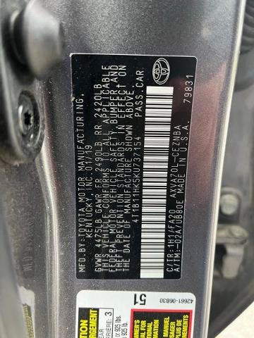 2019 Toyota Camry LE Auto (SE)