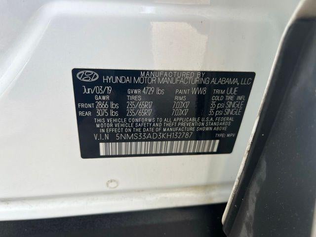 2019 Hyundai SANTA FE SEL 2.4L Auto FWD