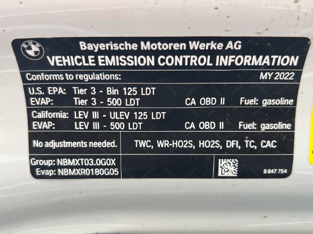 2022 BMW X7 xDrive40i Sports Activity Vehicle