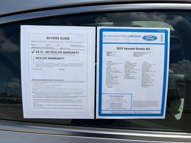 2025 Hyundai SONATA SEL FWD