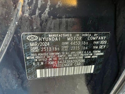 2024 Hyundai SONATA SEL 2.5L FWD