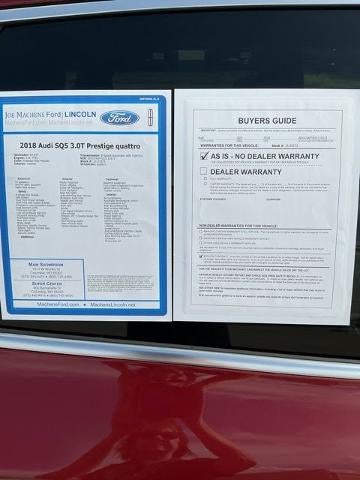 2018 Audi SQ5 3.0 TFSI Prestige