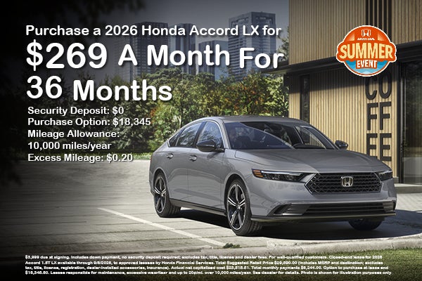 2026 Honda Accord LX