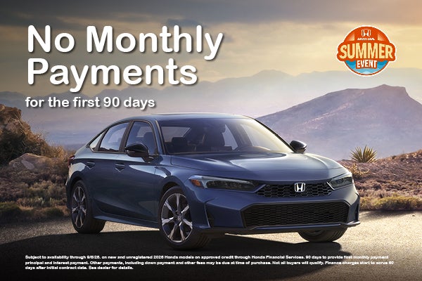No Payments for 90 Days