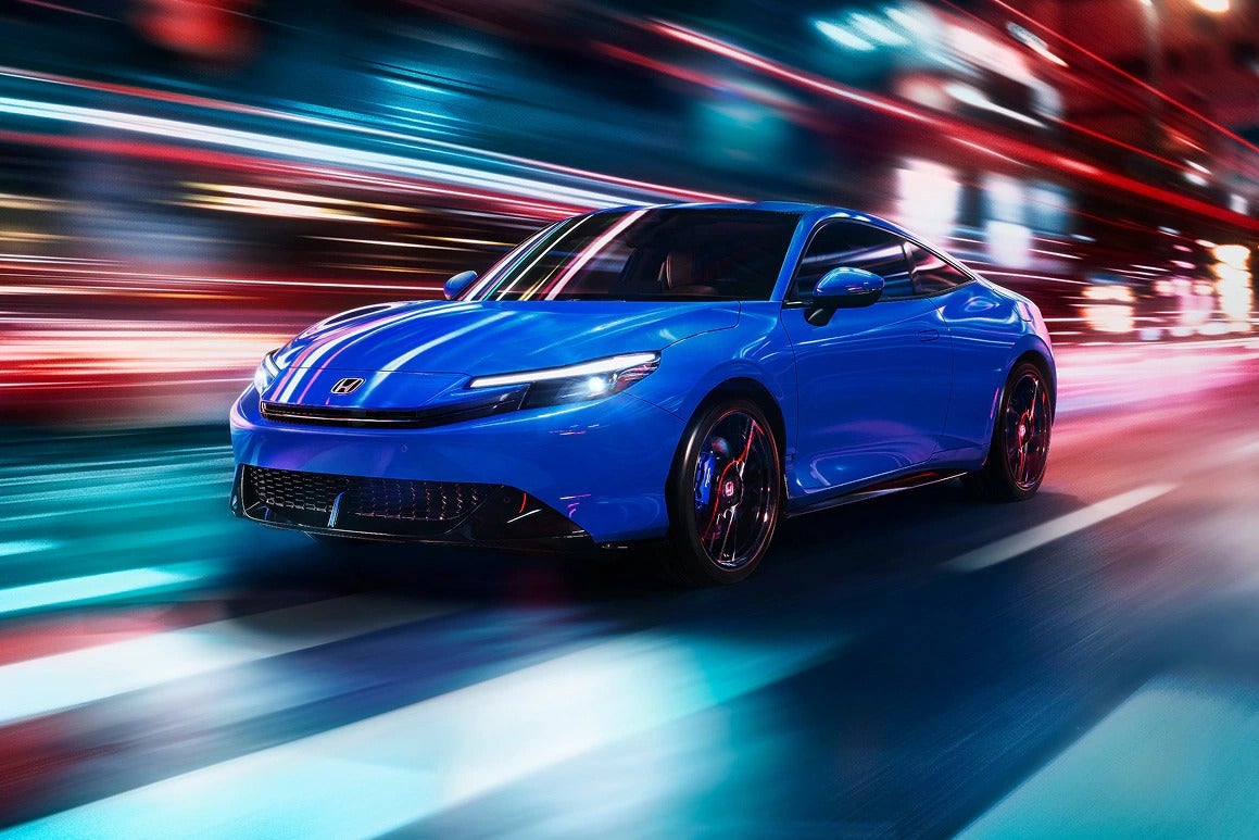 Honda hybrid lineup with the CR-V Hybrid, Accord Hybrid, Civic Hybrid, and Prelude Hybrid