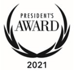 2021 president's award logo
