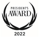 2022 president's award logo